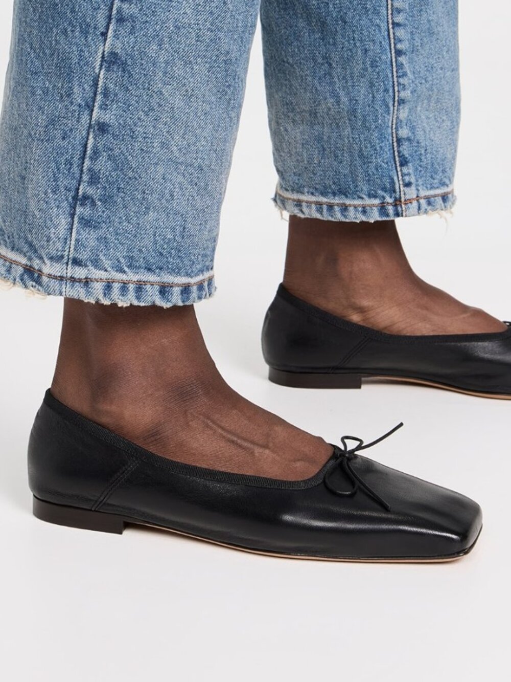 Mansur Gavriel Square Toe Ballerina Flats | Shopbop Mansur Gavriel Square Toe Ba - Picture 2 of 9